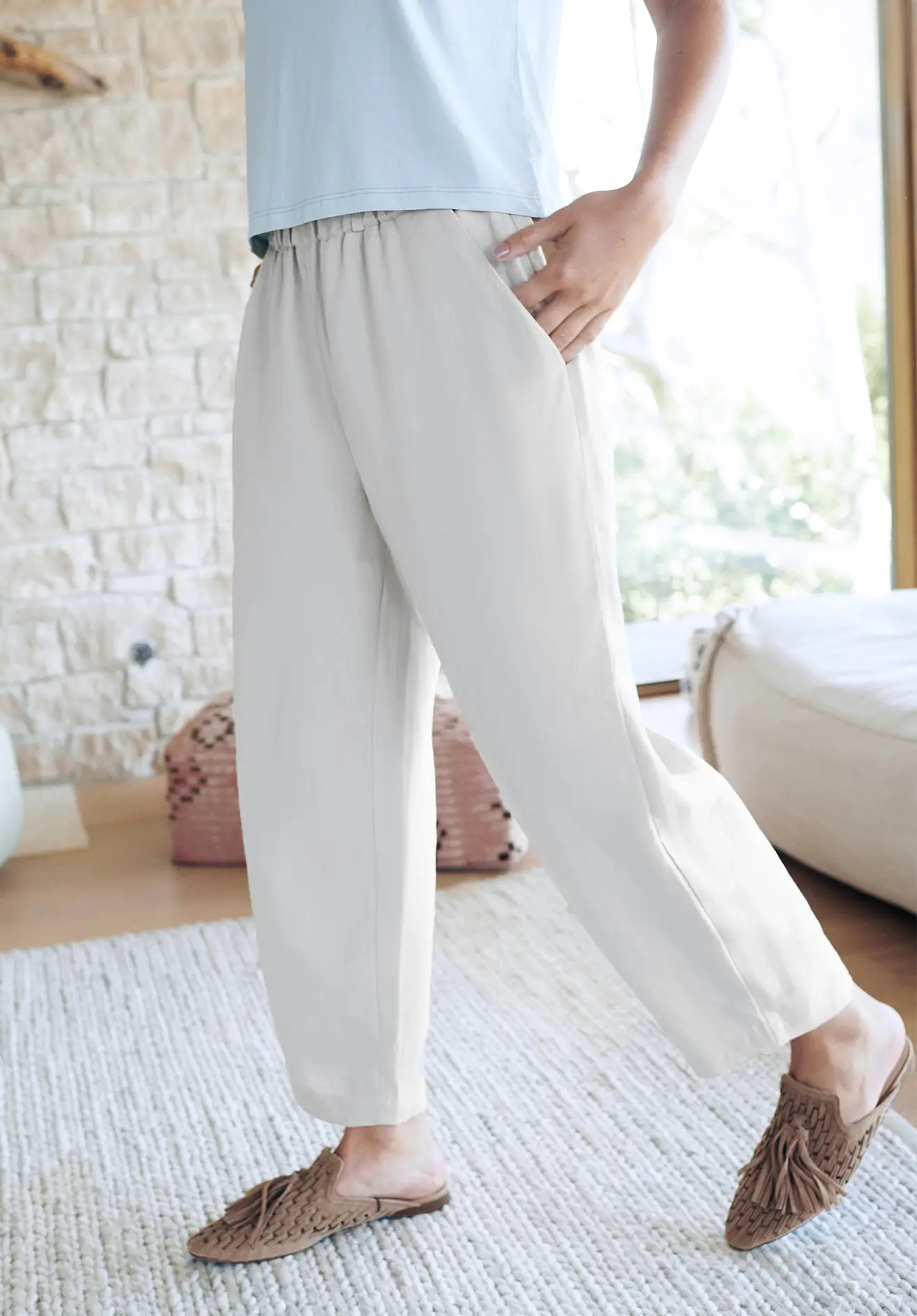 Tommy bahama white hot sale linen pants